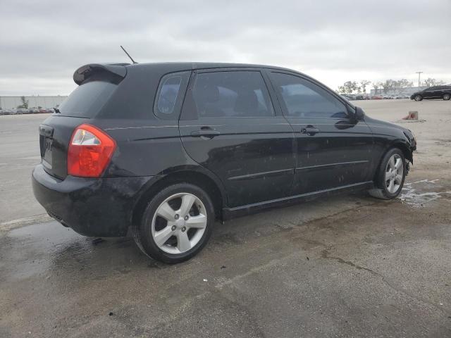 KIA SPECTRA5 5 2008 black hatchbac gas KNAFE161185015930 photo #4