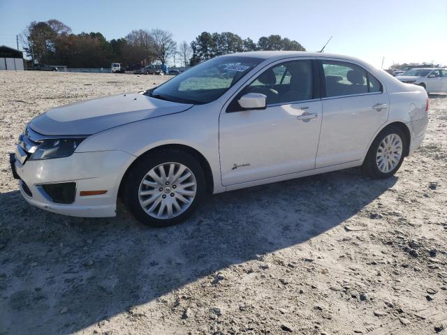 FORD FUSION HYB 2011 white  hybrid 3FADP0L31BR117050 photo #1