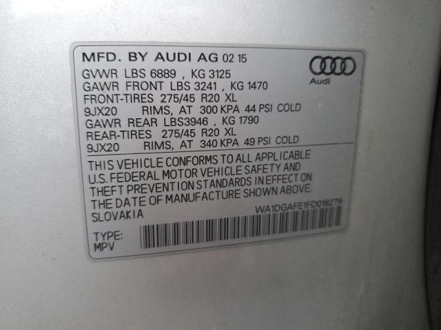 VIN WA1DGAFE1FD018279 2015 AUDI Q7 no.13