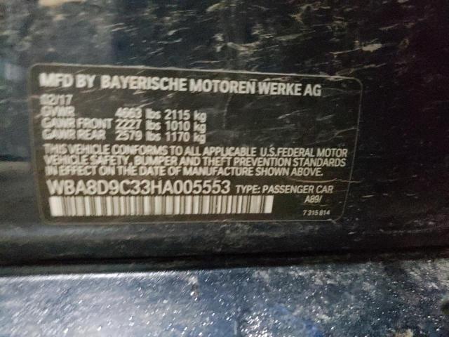 VIN WBA8D9C33HA005553 2017 BMW 3 SERIES no.12