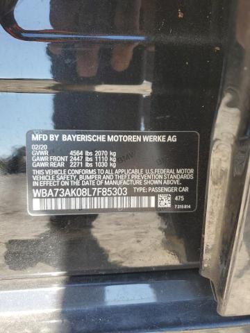 2020 BMW 228XI - WBA73AK08L7F85303