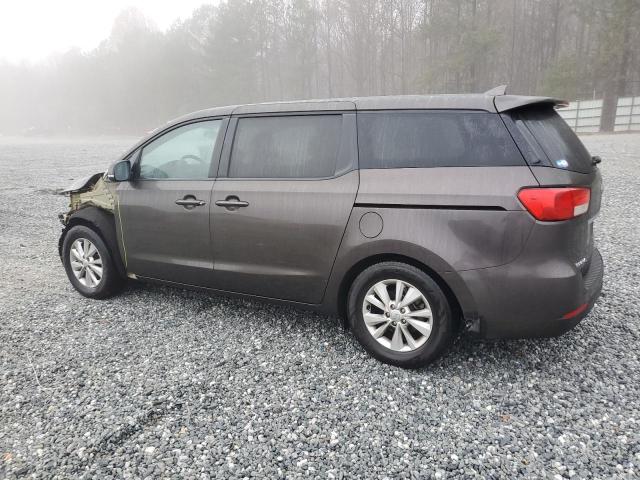 KIA SEDONA LX 2017 brown  gas KNDMB5C12H6220116 photo #3