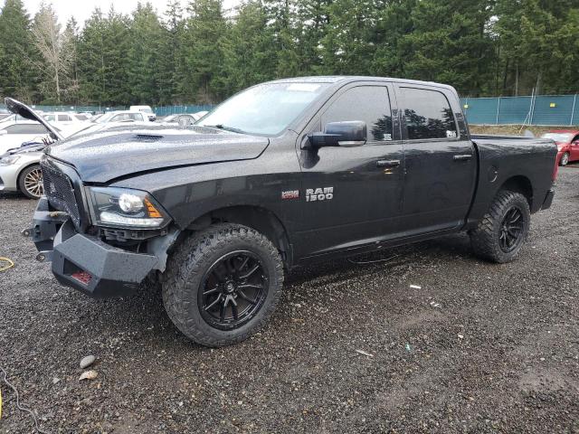 RAM 1500 SPORT 2017 black  gas 1C6RR7MT7HS543640 photo #1