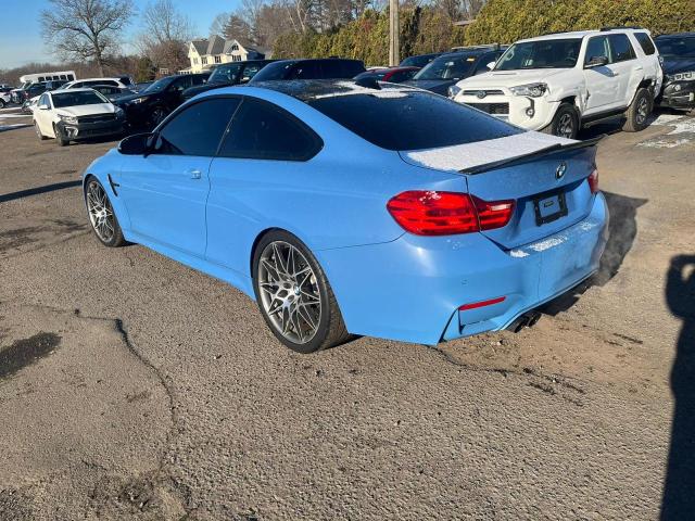 BMW M4 2017 blue coupe gas WBS3R9C51HK709205 photo #3