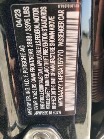 2023 PORSCHE TAYCAN WP0AA2Y14PSA15970