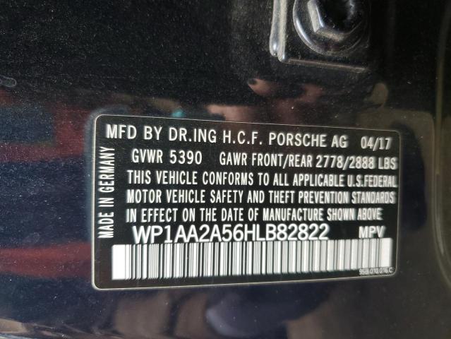 2017 PORSCHE MACAN - WP1AA2A56HLB82822