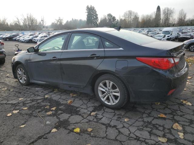 HYUNDAI SONATA GLS 2014 black  gas 5NPEB4AC6EH854338 photo #3