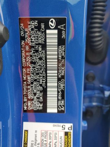 2025 LEXUS UX 300H BA JTHUCJDH7S2004454