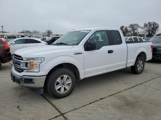 FORD F150 SUPER 2018 white  gas 1FTEX1CB4JKD89302 photo #1