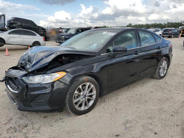 FORD FUSION SE 2020 black  gas 3FA6P0HDXLR172673 photo #1