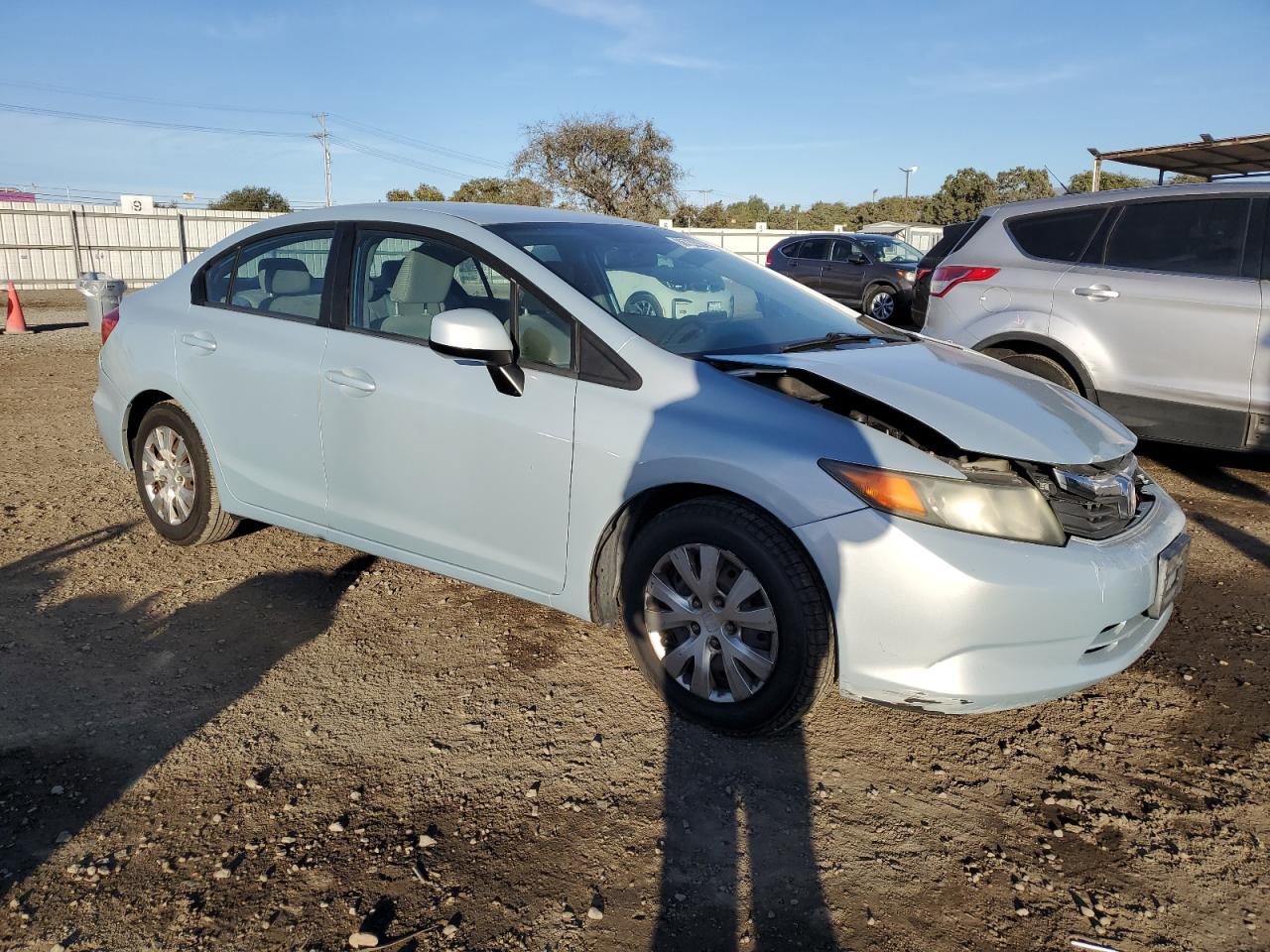 Lot #3038020219 2012 HONDA CIVIC LX