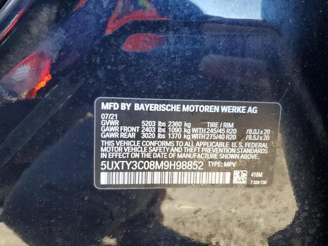 2021 BMW X3 SDRIVE3 - 5UXTY3C08M9H98852