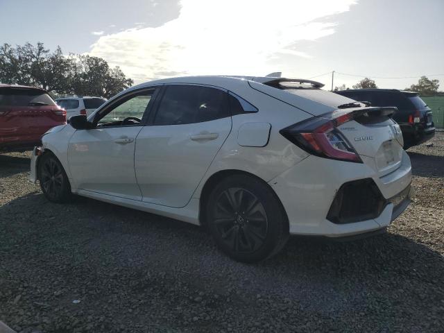 HONDA CIVIC EX 2019 white  gas SHHFK7H61KU204718 photo #3