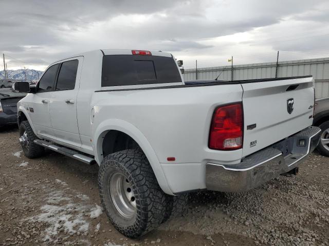 DODGE RAM 3500 L 2012 white crew pic diesel 3C63DRML2CG330482 photo #3