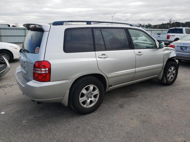 TOYOTA HIGHLANDER 2002 silver 4dr spor gas JTEGF21A820051096 photo #4