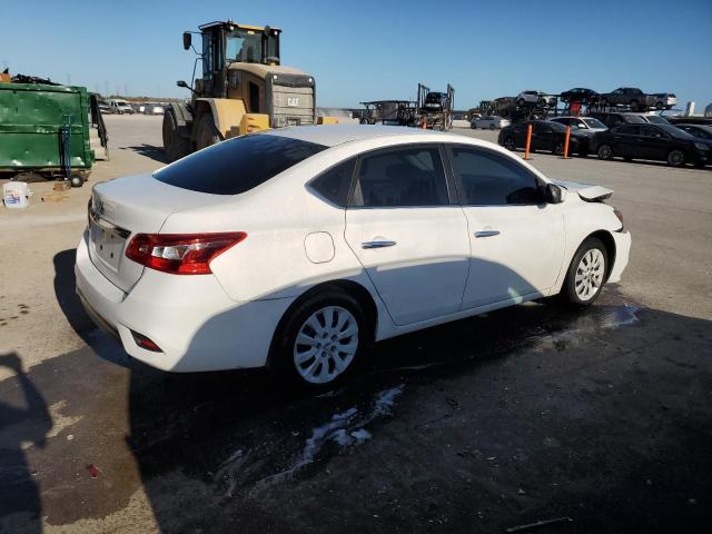 NISSAN SENTRA S 2019 white  gas 3N1AB7AP9KY324787 photo #4