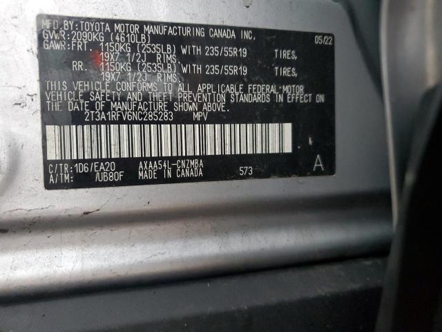 2022 TOYOTA RAV4 XLE P - 2T3A1RFV6NC285283