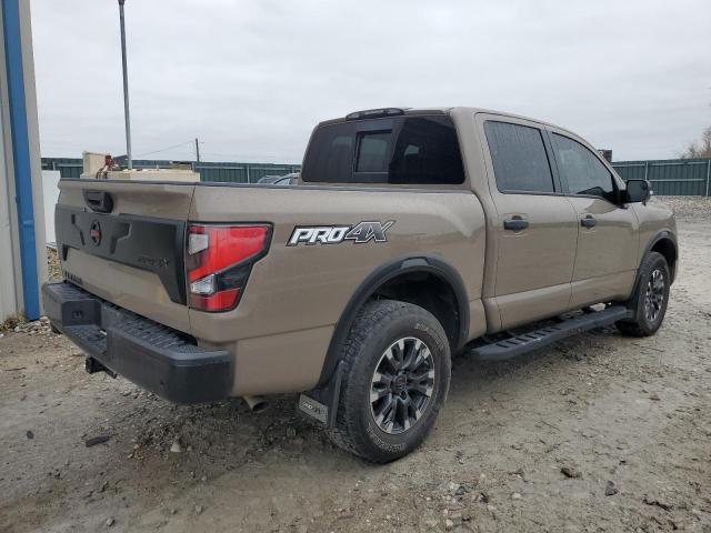 NISSAN TITAN SV 2021 tan  gas 1N6AA1ED7MN533780 photo #4