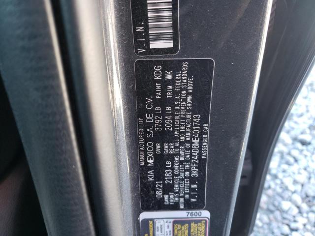 2021 KIA FORTE FE - 3KPF24AD8ME401743