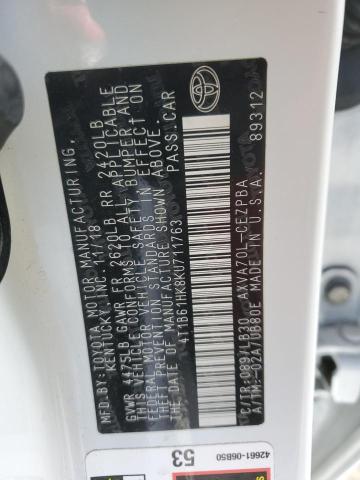 2019 TOYOTA CAMRY XSE - 4T1B61HK8KU711763
