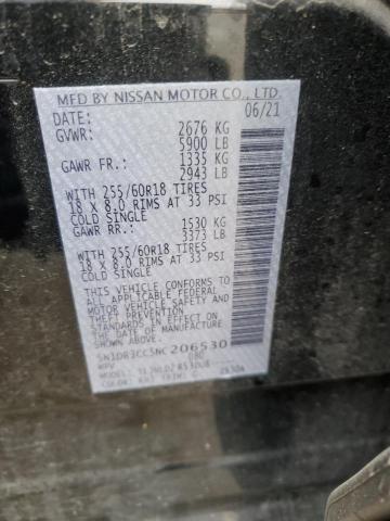 2022 NISSAN PATHFINDER - 5N1DR3CC5NC206530