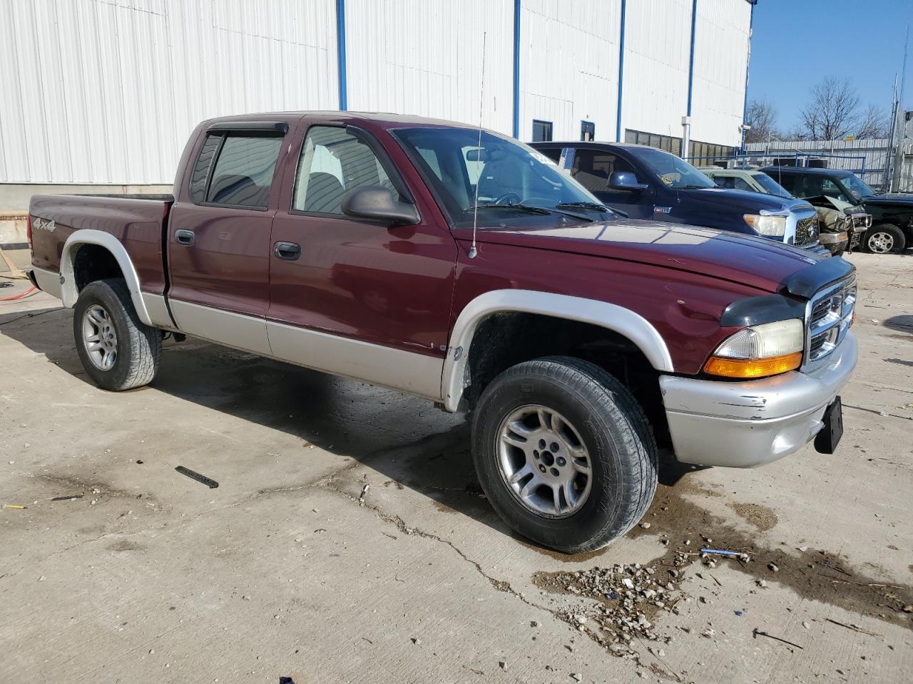 Lot #3033299817 2003 DODGE DAKOTA QUA