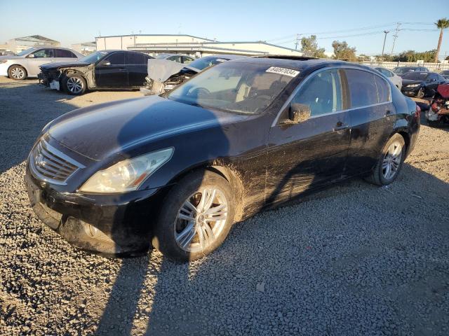 INFINITI G37 BASE 2010 black  gas JN1CV6AP9AM400973 photo #1