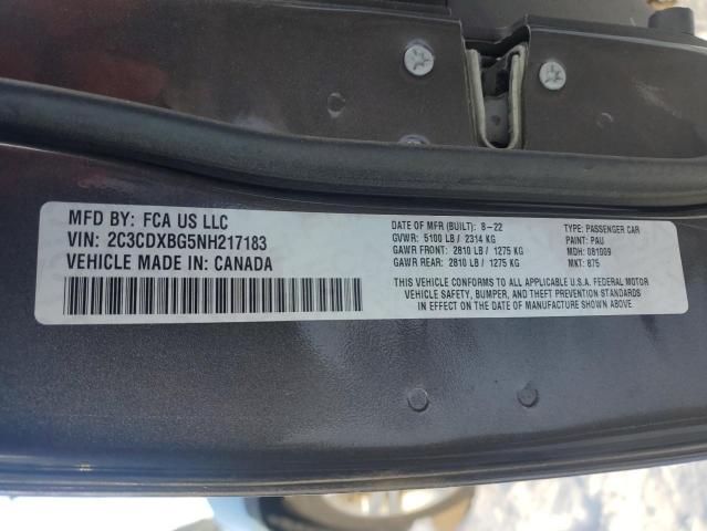 2022 DODGE CHARGER SX - 2C3CDXBG5NH217183