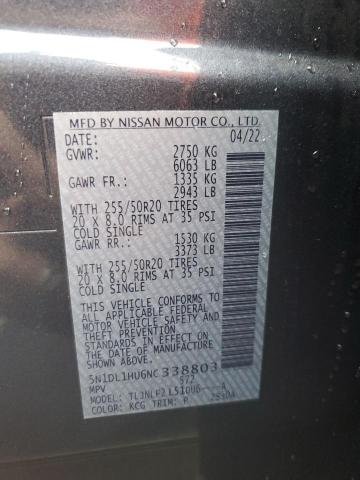 2022 INFINITI QX60 AUTOG 5N1DL1HU6NC338803