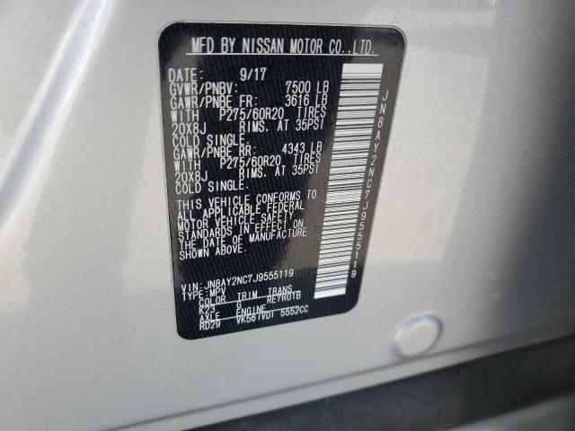 2018 NISSAN ARMADA SV - JN8AY2NC7J9555119