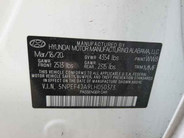 2020 HYUNDAI SONATA SEL - 5NPEF4JA9LH050373