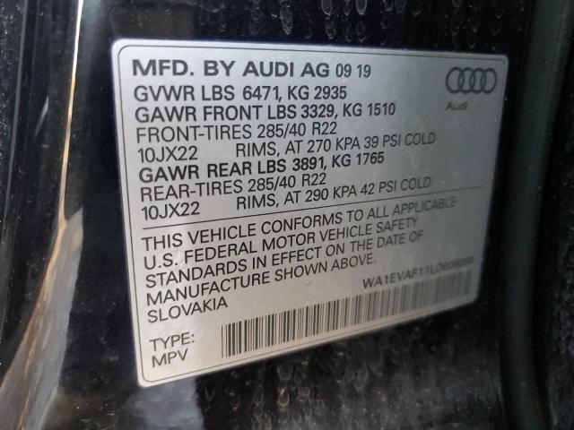 VIN WA1EVAF11LD006068 2020 AUDI Q8 no.13