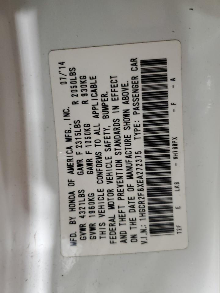 Lot #3034281205 2014 HONDA ACCORD EXL