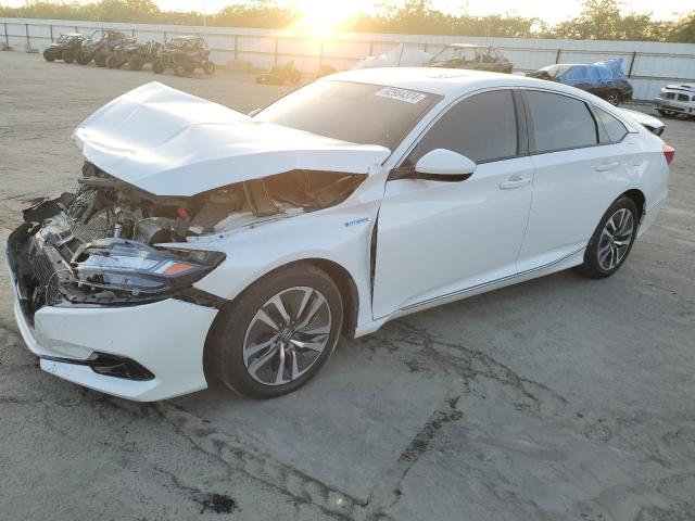 HONDA ACCORD HYB 2021 white  hybrid engine 1HGCV3F45MA001270 photo #1