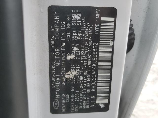 2019 HYUNDAI TUCSON KM8J2CA44KU896862