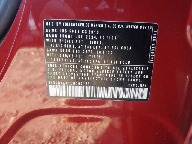 2020 VOLKSWAGEN TIGUAN SE - 3VV2B7AX1LM007128