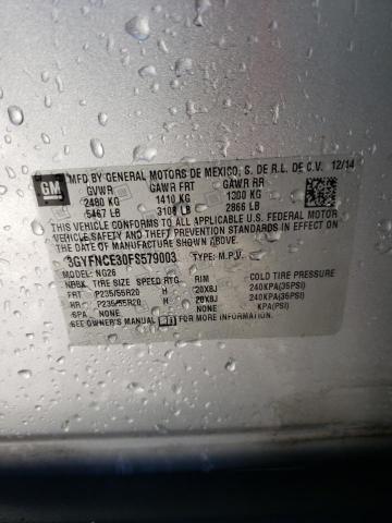 2015 CADILLAC SRX PERFOR - 3GYFNCE30FS579003