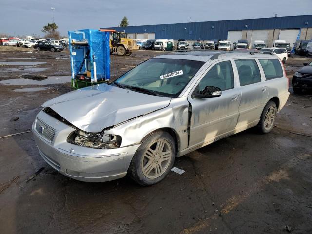 VOLVO V70 2.5T 2007 silver  gas YV1SW592872636604 photo #1