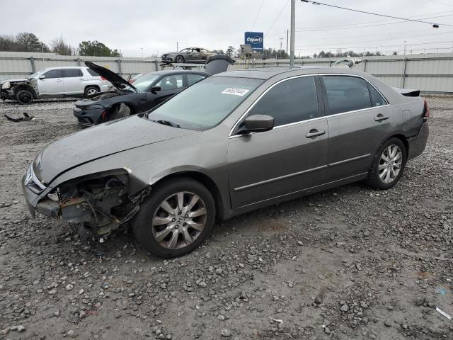 HONDA ACCORD EX 2007 brown sedan 4d gas 1HGCM66517A060348 photo #1