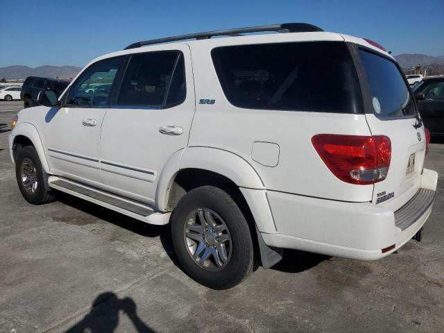 TOYOTA SEQUOIA SR 2005 white  gas 5TDZT34A25S244191 photo #3