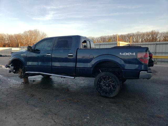 FORD F150 SUPER 2014 blue  flexible fuel 1FTFW1EF3EFA93659 photo #3