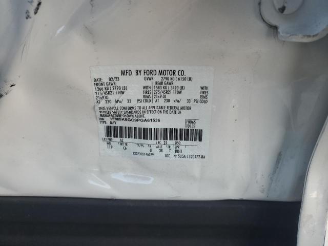 VIN 1FM5K8GC9PGA61536 2023 FORD EXPLORER no.13