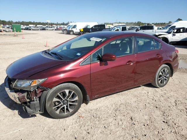 HONDA CIVIC EX 2015 burgundy  gas 19XFB2F81FE010548 photo #1