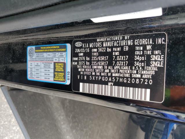 2017 KIA SORENTO LX - 5XYPGDA57HG208720