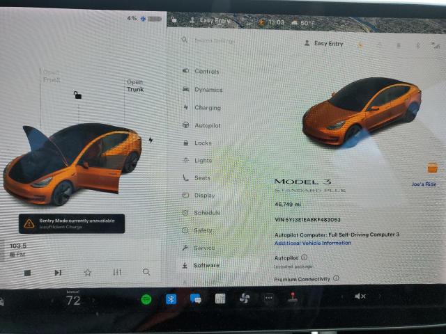 2019 TESLA MODEL 3 - 5YJ3E1EA8KF483053