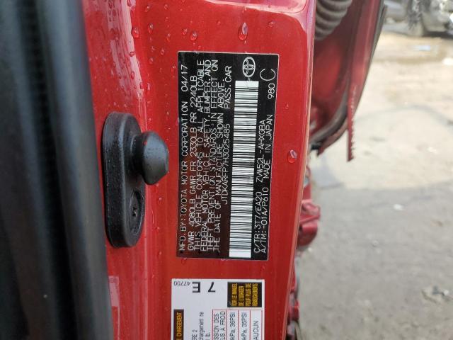 2017 TOYOTA PRIUS PRIM - JTDKARFP7H3025485