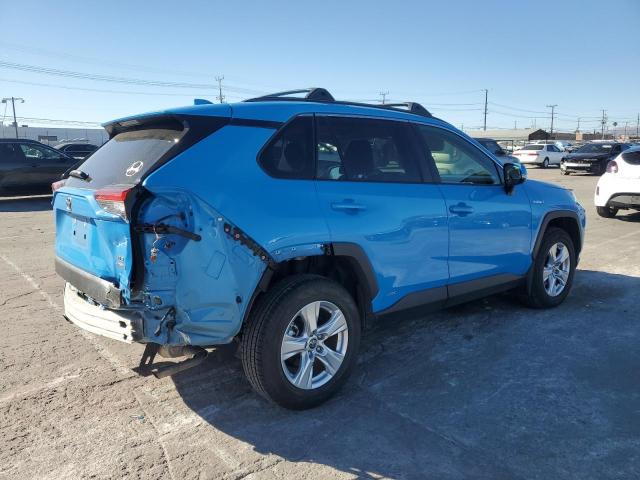 TOYOTA RAV4 XLE 2019 blue  hybrid engine JTMRWRFV4KJ009729 photo #4