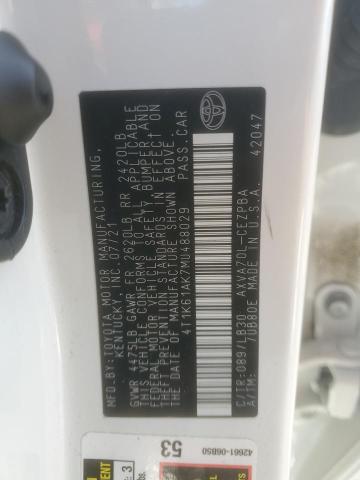 2021 TOYOTA CAMRY XSE - 4T1K61AK7MU488029