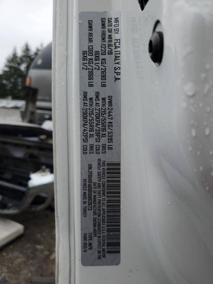 Lot #3050343904 2019 RAM PROMASTER