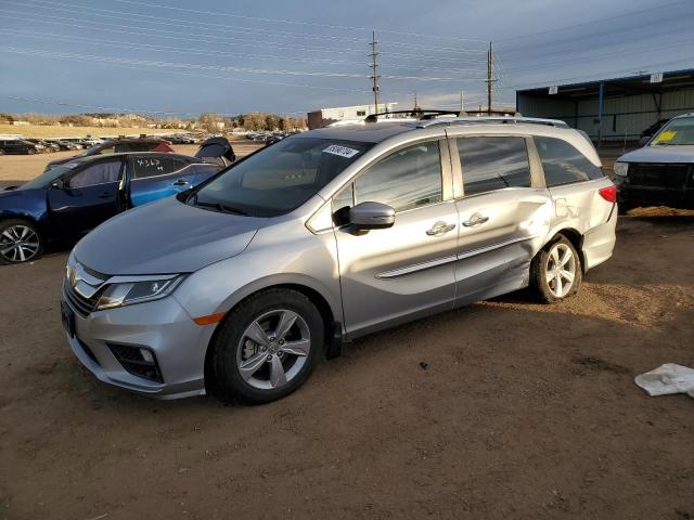 HONDA ODYSSEY EX 2018 silver  gas 5FNRL6H75JB043237 photo #1